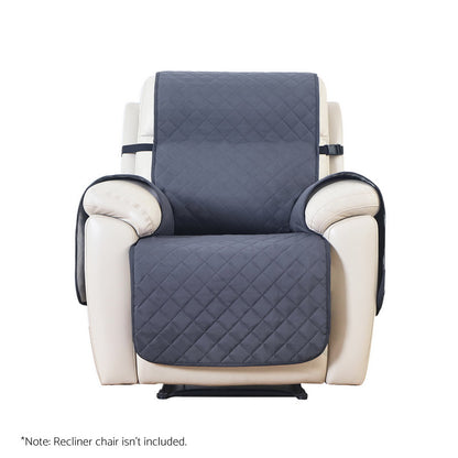 Artiss Recliner Chair Cover 100% Water Resistant Grey RCOVER-PAD-WP-GY