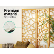 Artiss 8 Panel Room Divider Screen 325x170cm Clover Natural RD-4016-8P-NT