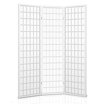 Artiss 3 Panel Room Divider Screen 131x179cm White RD-4019-3P-WH