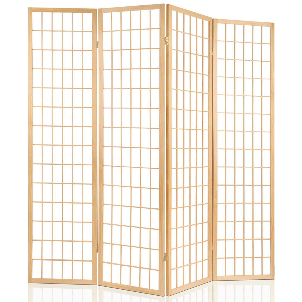 Artiss 6 Panel Room Divider Screen 261x179cm Natural RD-4019-6P-NT-AB