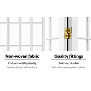 Artiss 8 Panel Room Divider Screen 348x179cm White RD-4019-8P-WH-AB