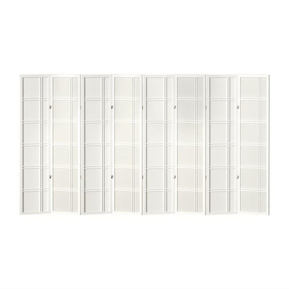Artiss 8 Panel Room Divider Screen 353x179cm Nova White RD-7001-8P-WH