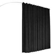 Artiss Room Divider Curtain Ceiling Mounted Track Sets Flexible Black RD-D-254X213-BK