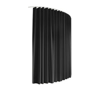 Artiss Room Divider Curtain Ceiling Mounted Track Sets Flexible Black RD-D-254X213-BK