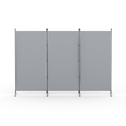 Artiss 3 Panel Room Divider Screen 260x180cm Fabric Grey RD-D-PLY-260-GY