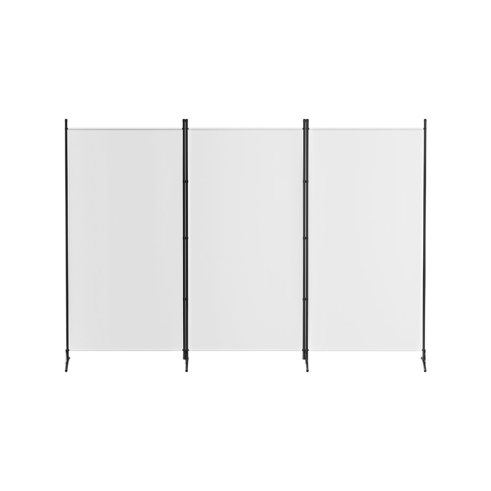 Artiss 3 Panel Room Divider Screen 260x180cm Fabric White RD-D-PLY-260-WH
