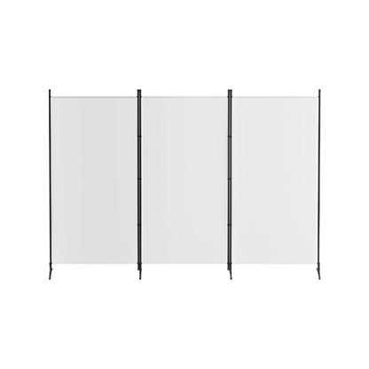Artiss 3 Panel Room Divider Screen 260x180cm Fabric White RD-D-PLY-260-WH