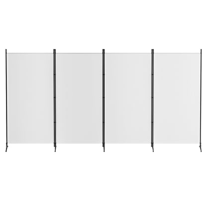 Artiss 4 Panel Room Divider Screen 345x180cm Fabric White RD-D-PLY-345-WH