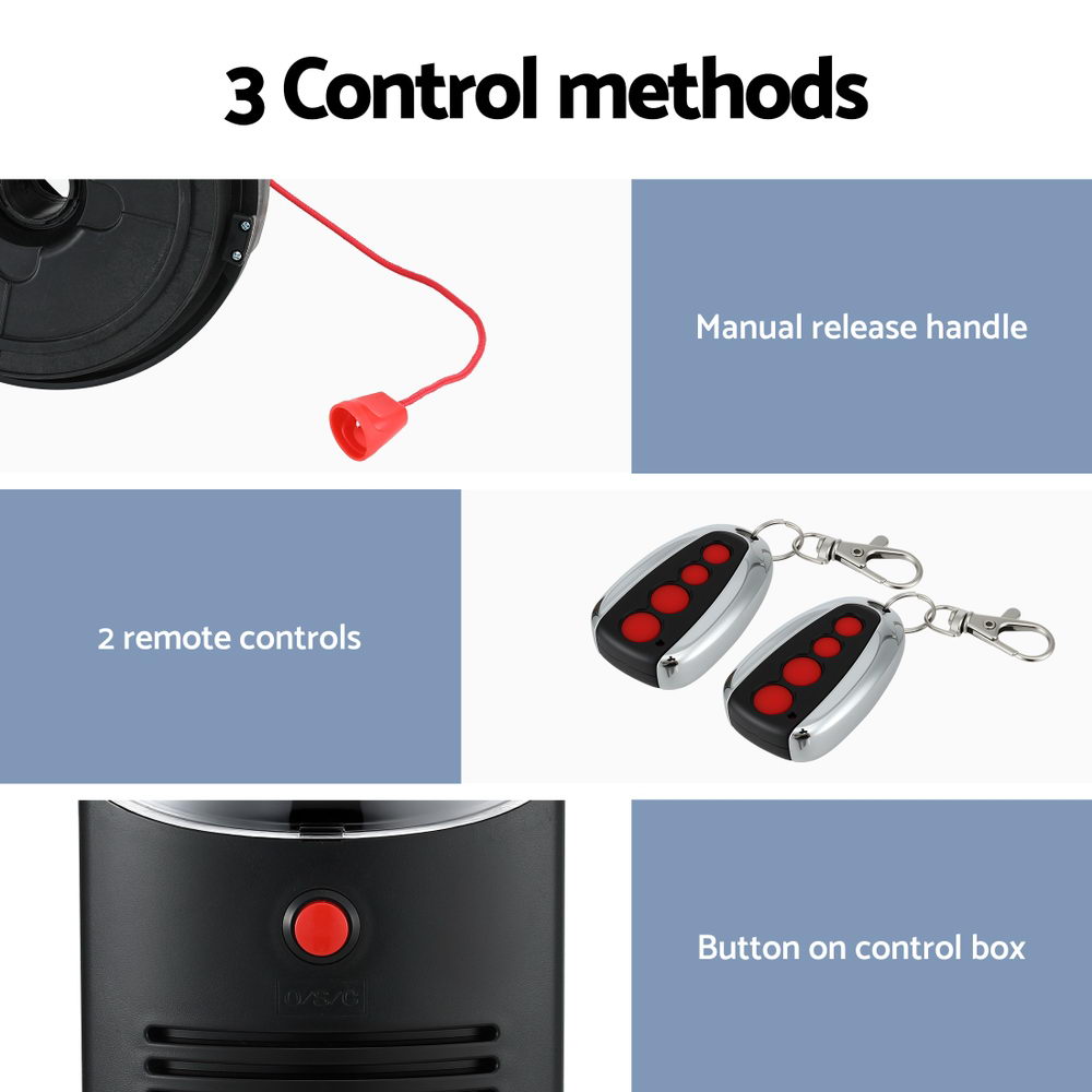 UL-tech Garage Roller Door Opener 250N Motor Auto Safety Reverse 220V RDO-250-80W