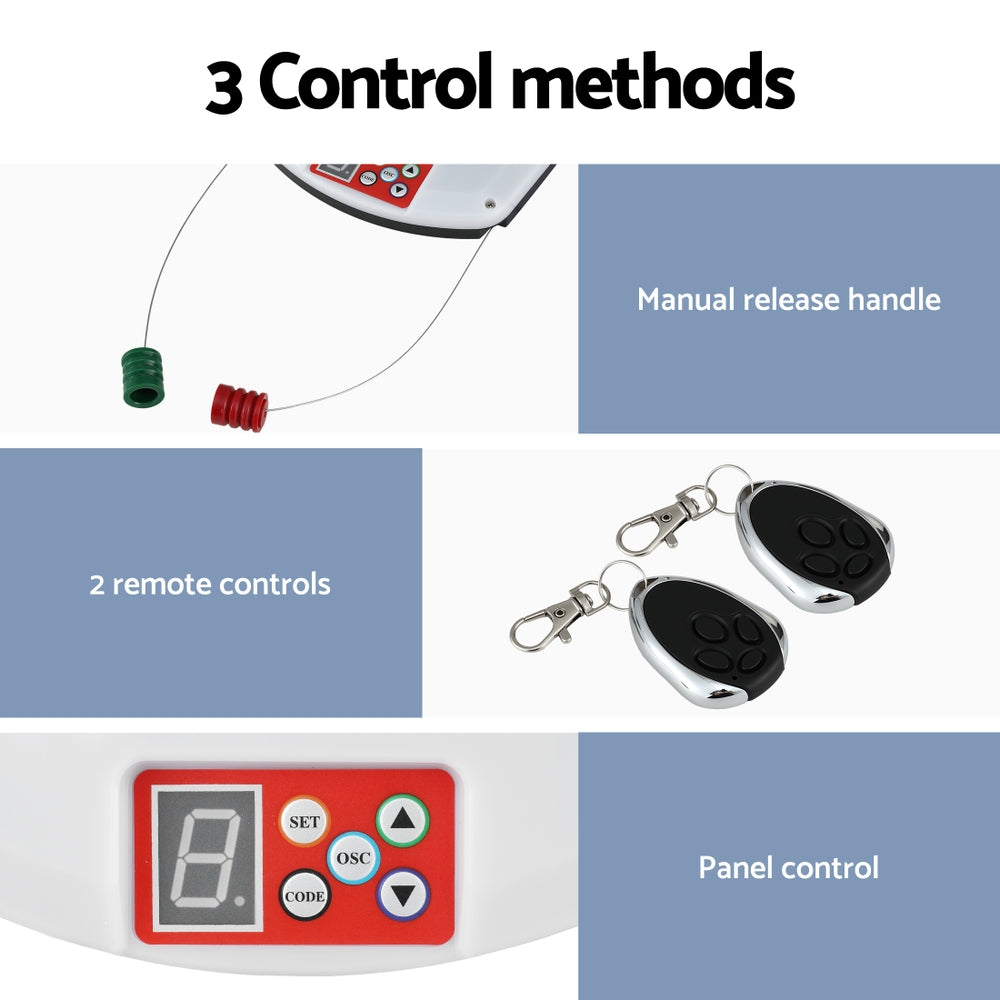 UL-tech Garage Roller Door Opener 800N Motor Auto Safety Reverse 220V RDO-800-100W