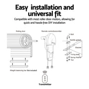 UL-tech Garage Roller Door Opener 800N Motor Auto Safety Reverse 220V RDO-800-100W
