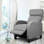 Artiss Fabric Reclining Armchair - Grey RECLINER-A1-GY-AB