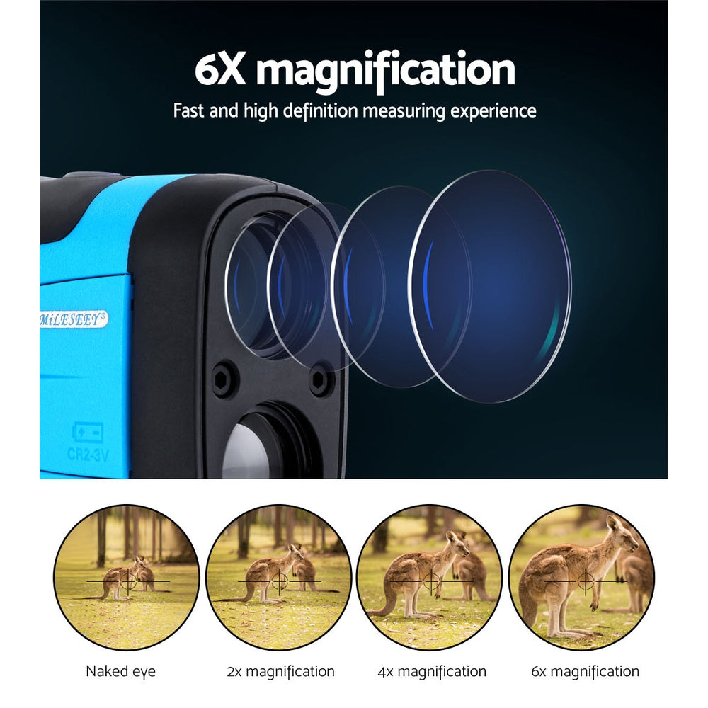 Golf Laser Range Finder 600M Hunting Rangefinder Distance Height Speed Measure RF-210-600-BL