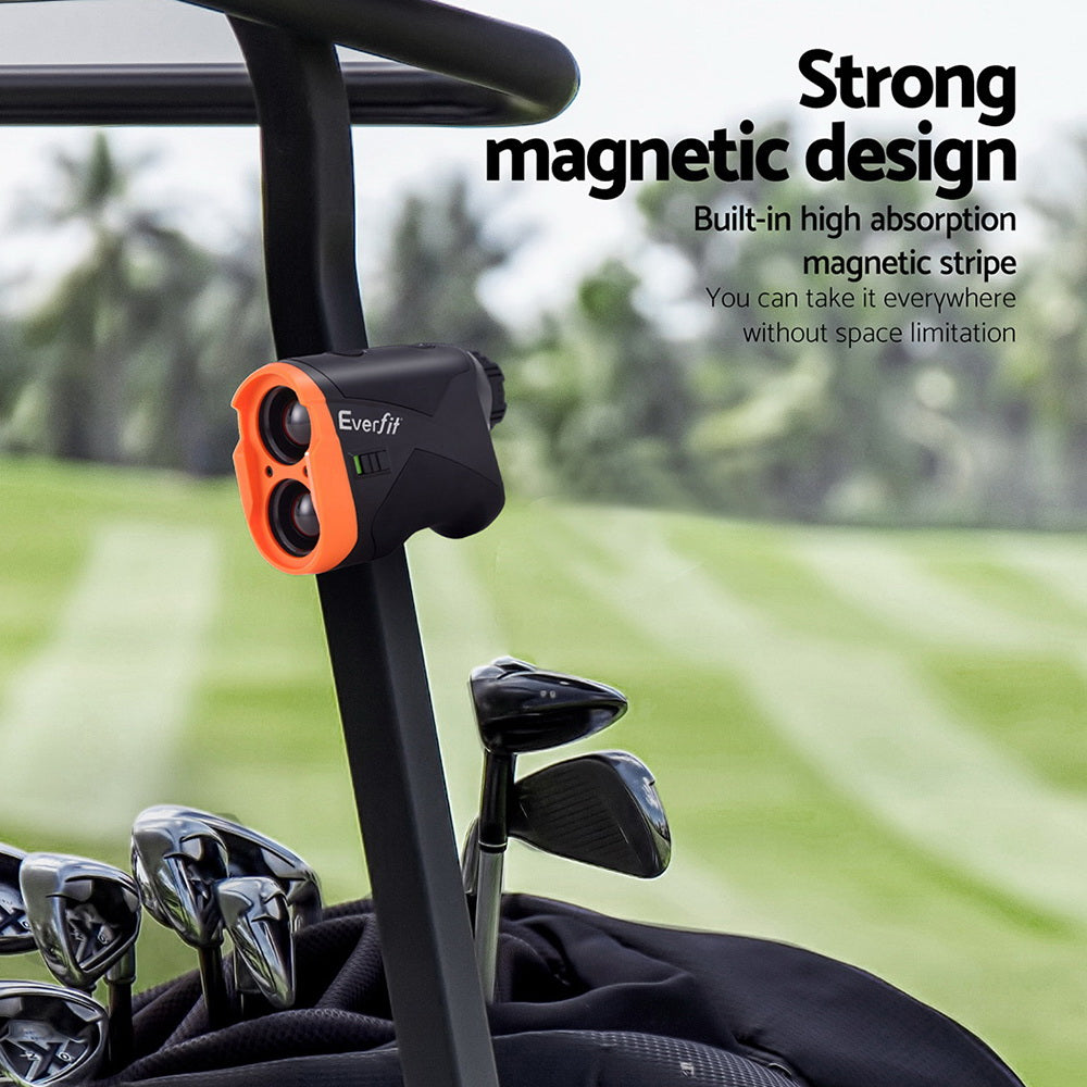 Everfit 700M Golf Rangefinder Slope On/Off Vibration Alert Orange RF-B-700-ORG