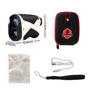 Everfit 700M Golf Rangefinder Slope On/Off Vibration Alert Black RF-B-700-WH