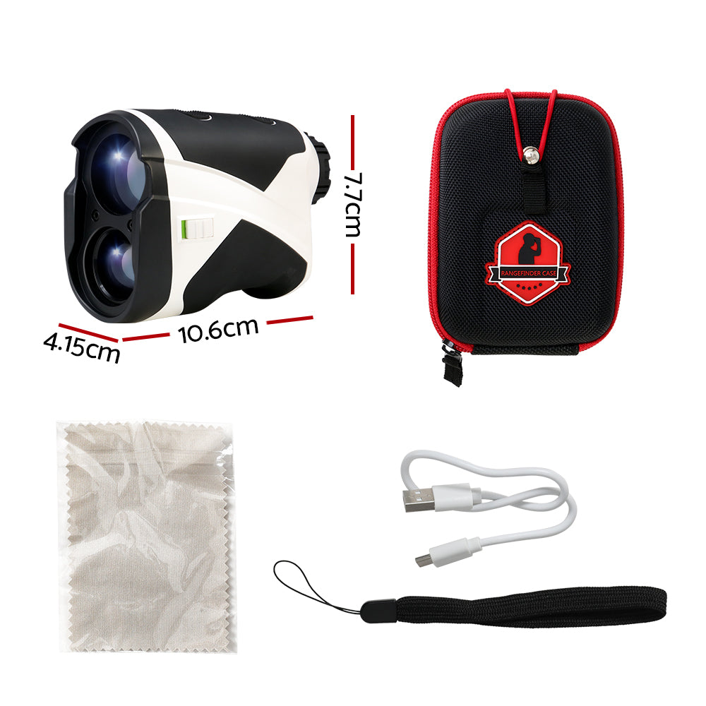 Everfit 700M Golf Rangefinder Slope On/Off Vibration Alert Black RF-B-700-WH