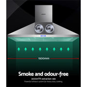 Devanti 1500mm Range Hood 150cm BBQ Commercial Rangehood RH-BBQ-1500