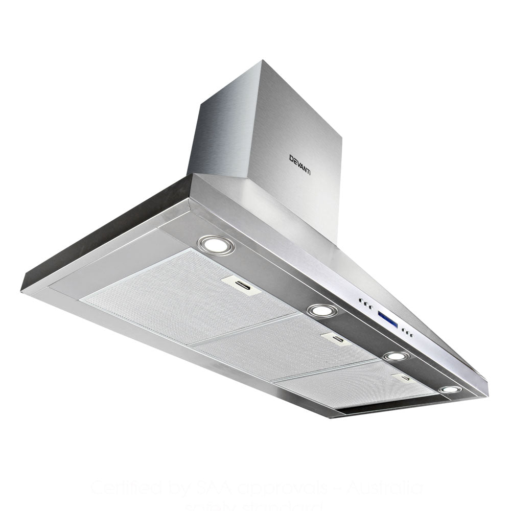 Devanti 1500mm Range Hood 150cm BBQ Commercial Rangehood RH-BBQ-1500