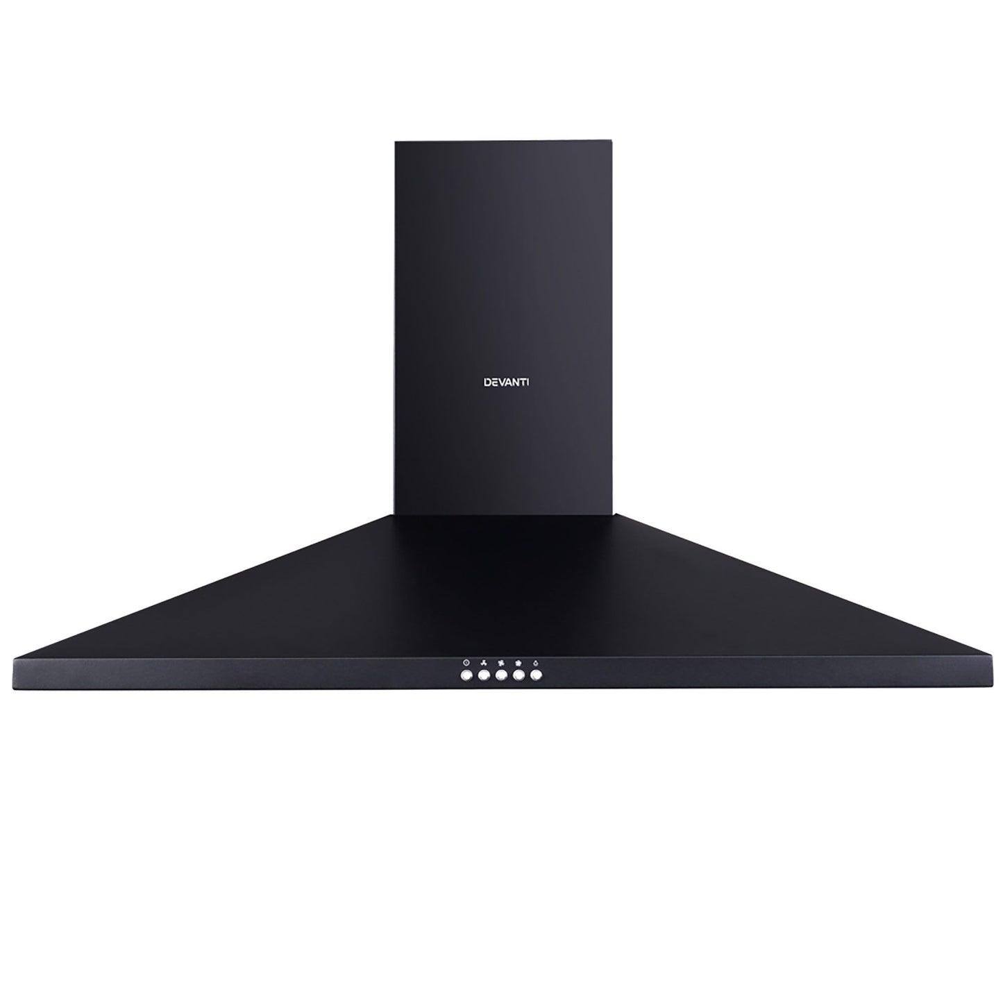 Devanti 900mm Range Hood 90cm Rangehood Black RH-D-A17-90-BK