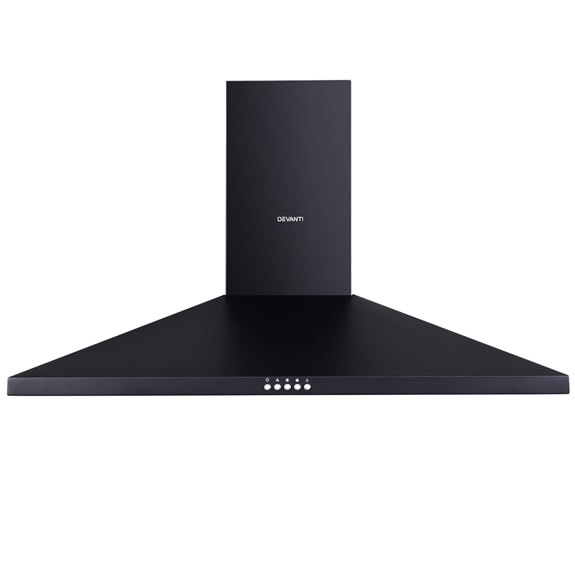 Devanti 900mm Range Hood 90cm Rangehood Black RH-D-A17-90-BK