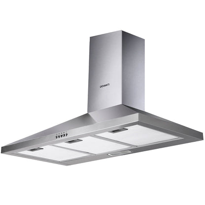 Devanti 900mm Range Hood 90cm Rangehood Stainless Steel RH-D-A17-90-SR