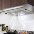 Devanti 600mm Range Hood 60cm Rangehood Stainless Steel RH-D-F49-60-SR