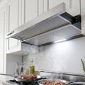 Devanti 600mm Range Hood 60cm Slide out Rangehood Stainless Steel RH-D-L03-60-BK