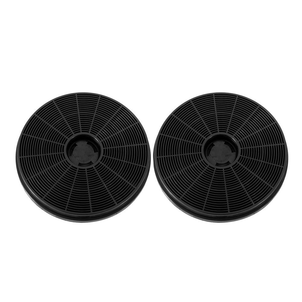 Devanti 17cm Range Hood Carbon Charcoal Filters Replacement X2 RH-FL-039-BK