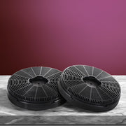 Devanti 16cm Range Hood Carbon Charcoal Filters Replacement X2 RH-FL-200-BK