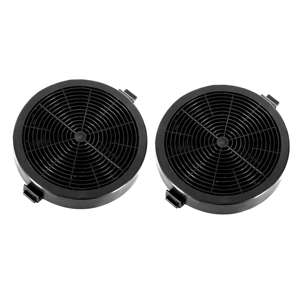 Devanti 11cm Range Hood Carbon Charcoal Filters Replacement X2 RH-FL-860-BK