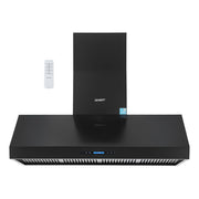 Devanti 1500mm Commercial BBQ Range Hood Dual Motor W/ Remote Control Black RH-RC-BBQ-1500