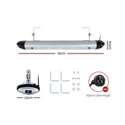 Devanti Electric Strip Heater Radiant Heaters 2000W RHP-2000R-SI