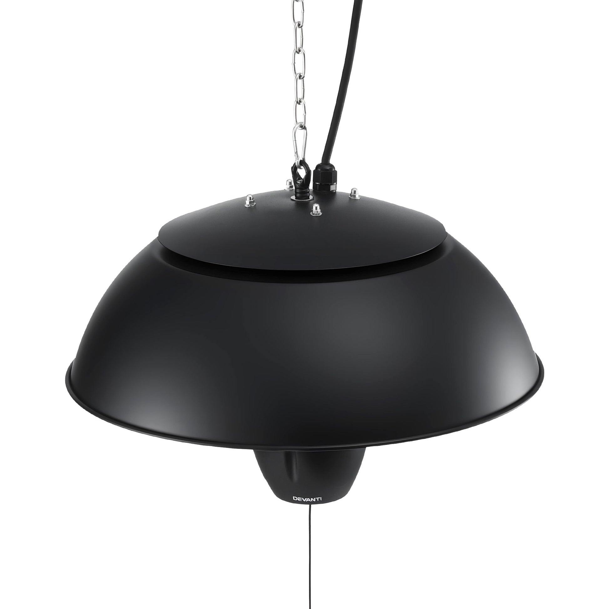 Devanti 1500W Electric Patio Infrared Heater Hanging Heaters Ceiling Mounted Remote RHP-CEH1-1500W-BK