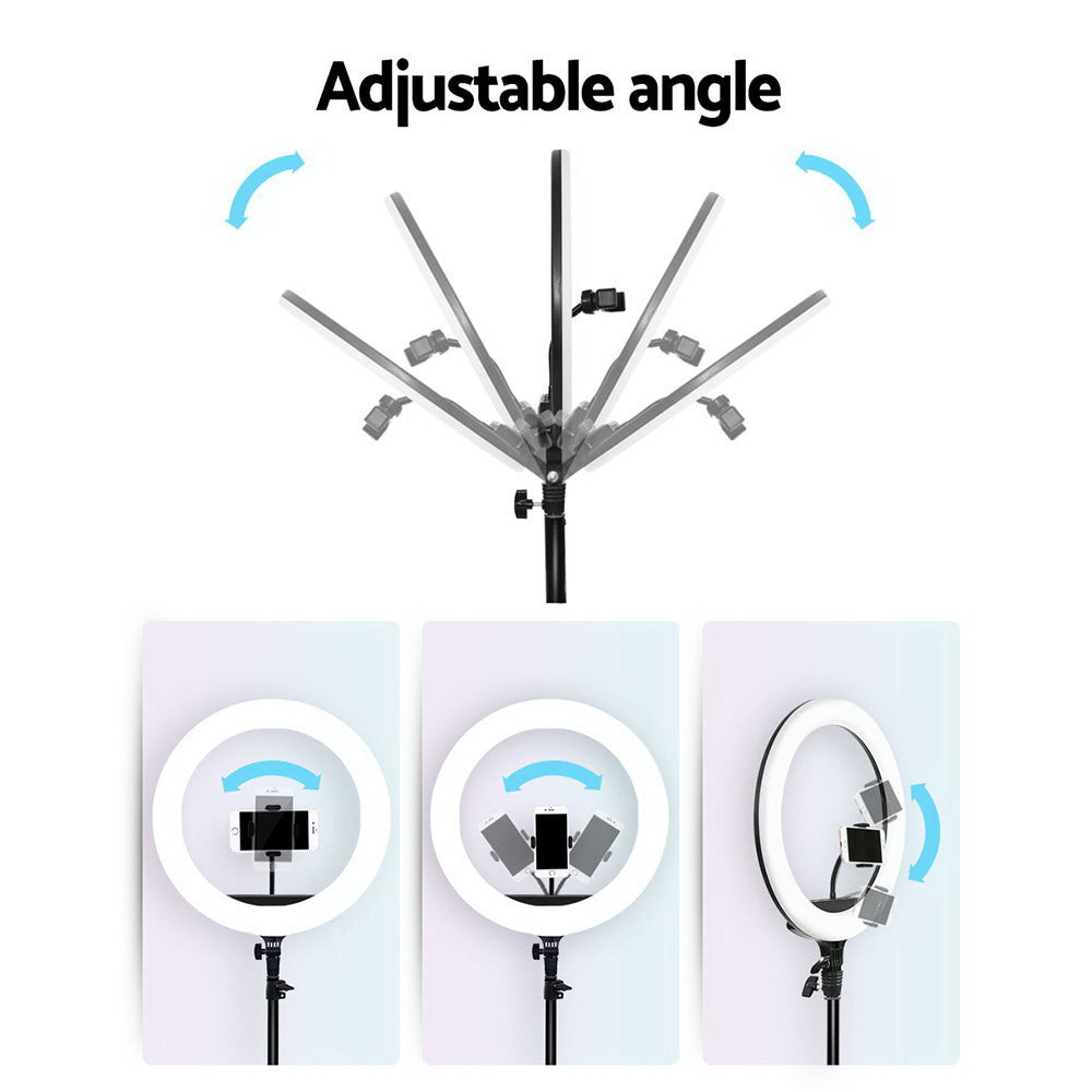 Embellir Ring Light 14" Tripod Stand RL-FL-14IN-BK