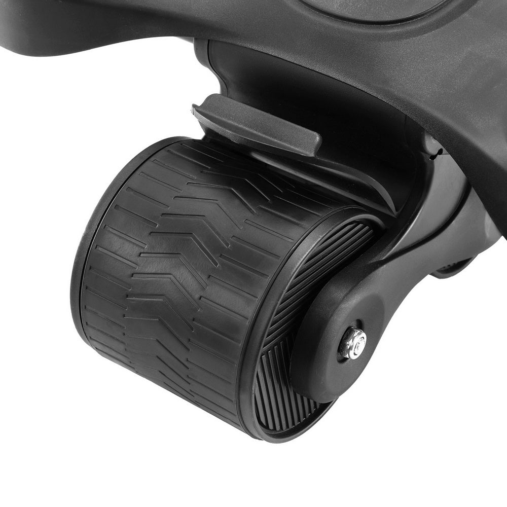 Everfit Ab Roller Automatic Rebound Abdominal Exercise Wheel Home Gym Workout ROLLER-A-AB-BK