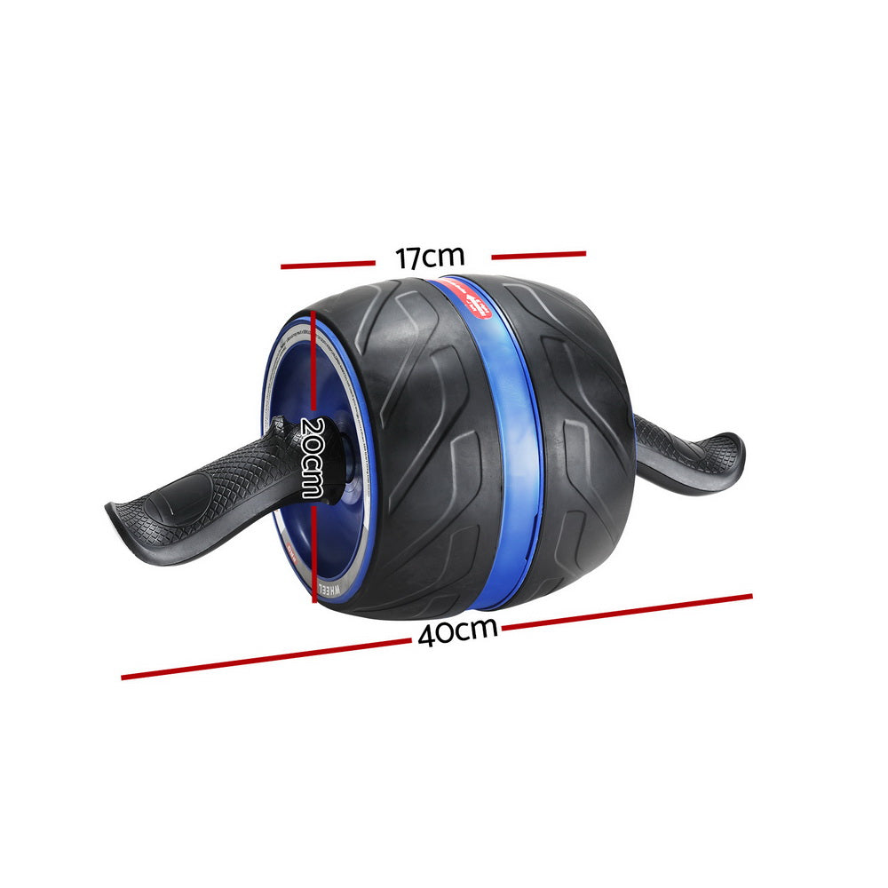 Everfit Ab Roller Carver Automatic Rebound Abdominal Wheel Home Gym Workout ROLLER-A-AB-R-BK