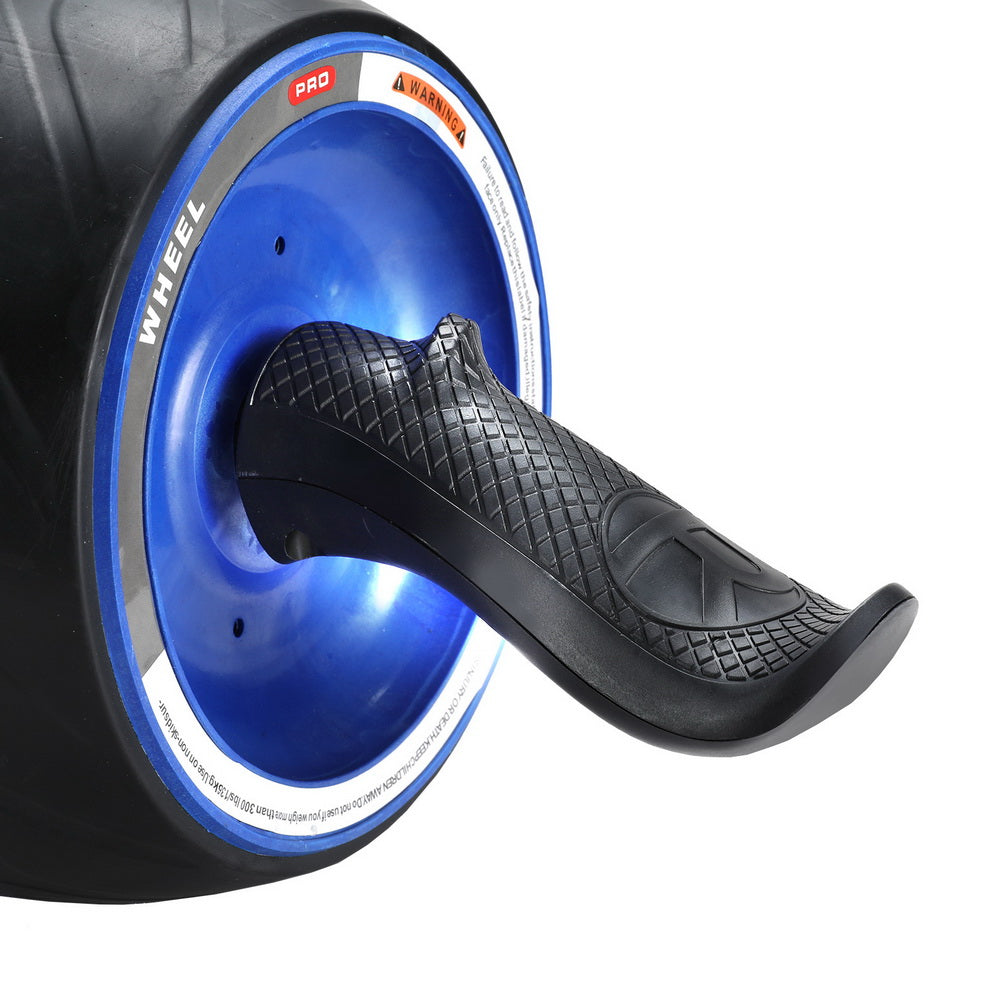 Everfit Ab Roller Carver Automatic Rebound Abdominal Wheel Home Gym Workout ROLLER-A-AB-R-BK