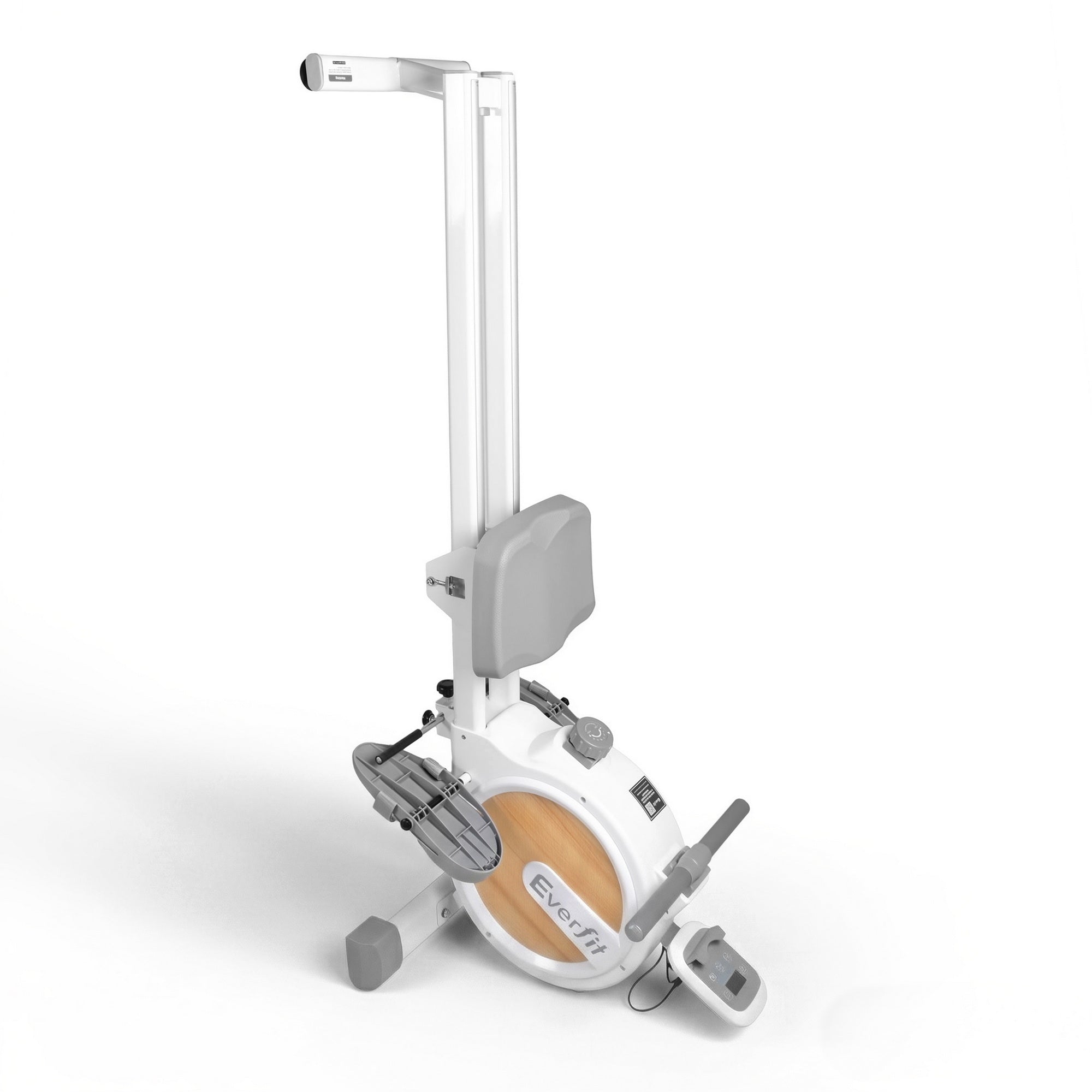 Everfit Rowing Machine for Home Magnetic Rowing Machine App Compatible Quiet Exercise Equipment White ROWING-C-MAG-16L-DT-WH