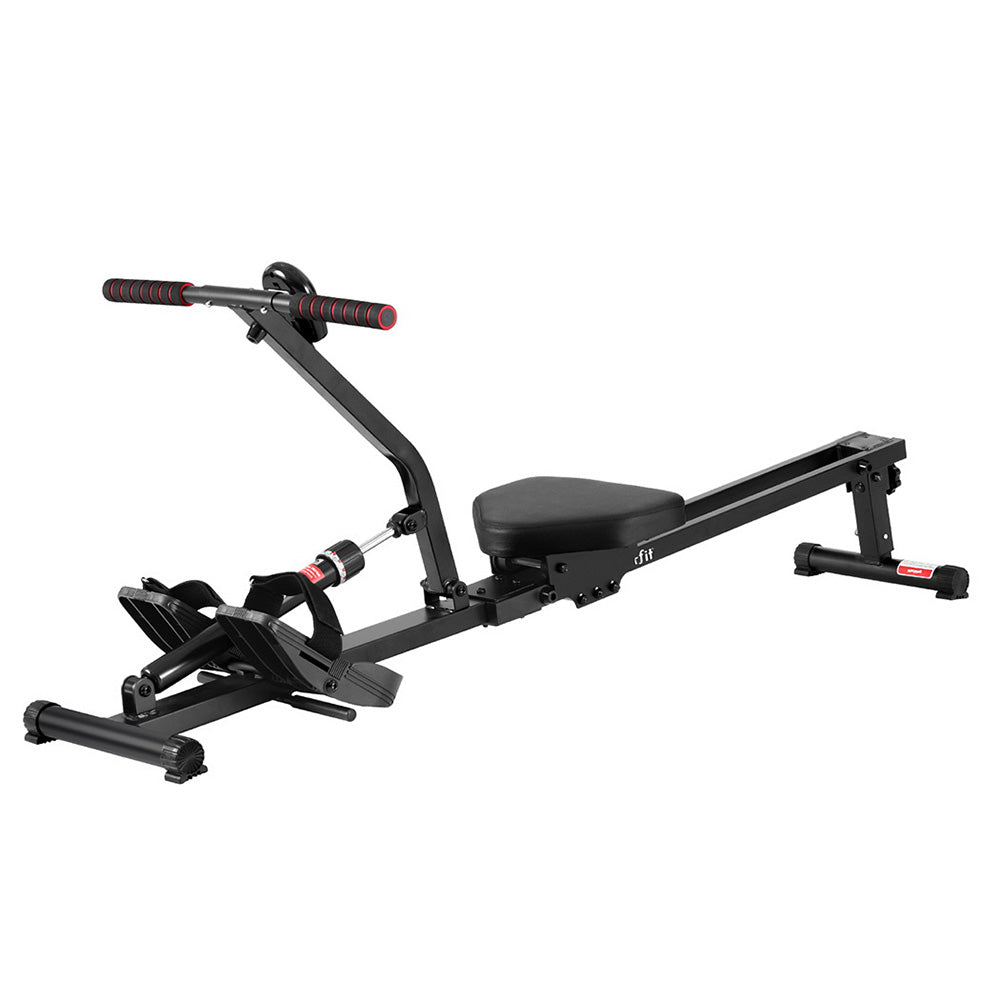 Everfit Hydraulic Rowing Machine Rower 12 Levels Resistance Exercise Fitness Gym Cardio ROWING-C-OIL-12L-BK