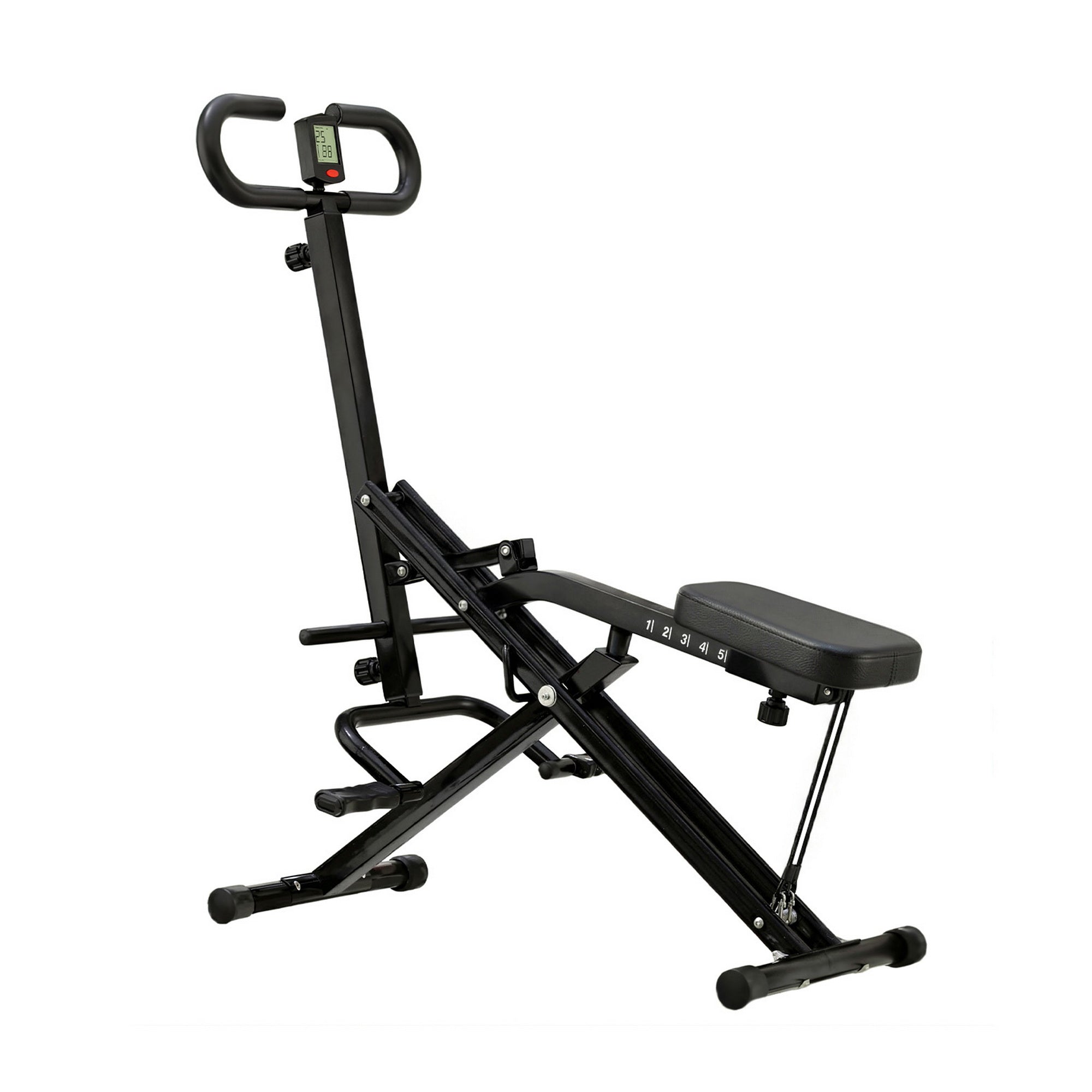 Everfit Foldable Squat Machine Deep Squat Rowing Machine 5 Adjustable Seat Home Gym ROWING-D-SQUAT
