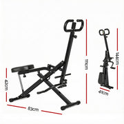 Everfit Foldable Squat Machine Deep Squat Rowing Machine 5 Adjustable Seat Home Gym ROWING-D-SQUAT