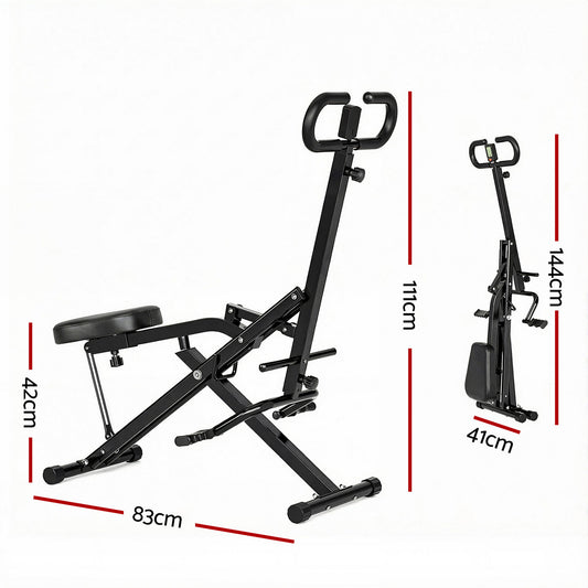Everfit Foldable Squat Machine Deep Squat Rowing Machine 5 Adjustable Seat Home Gym ROWING-D-SQUAT