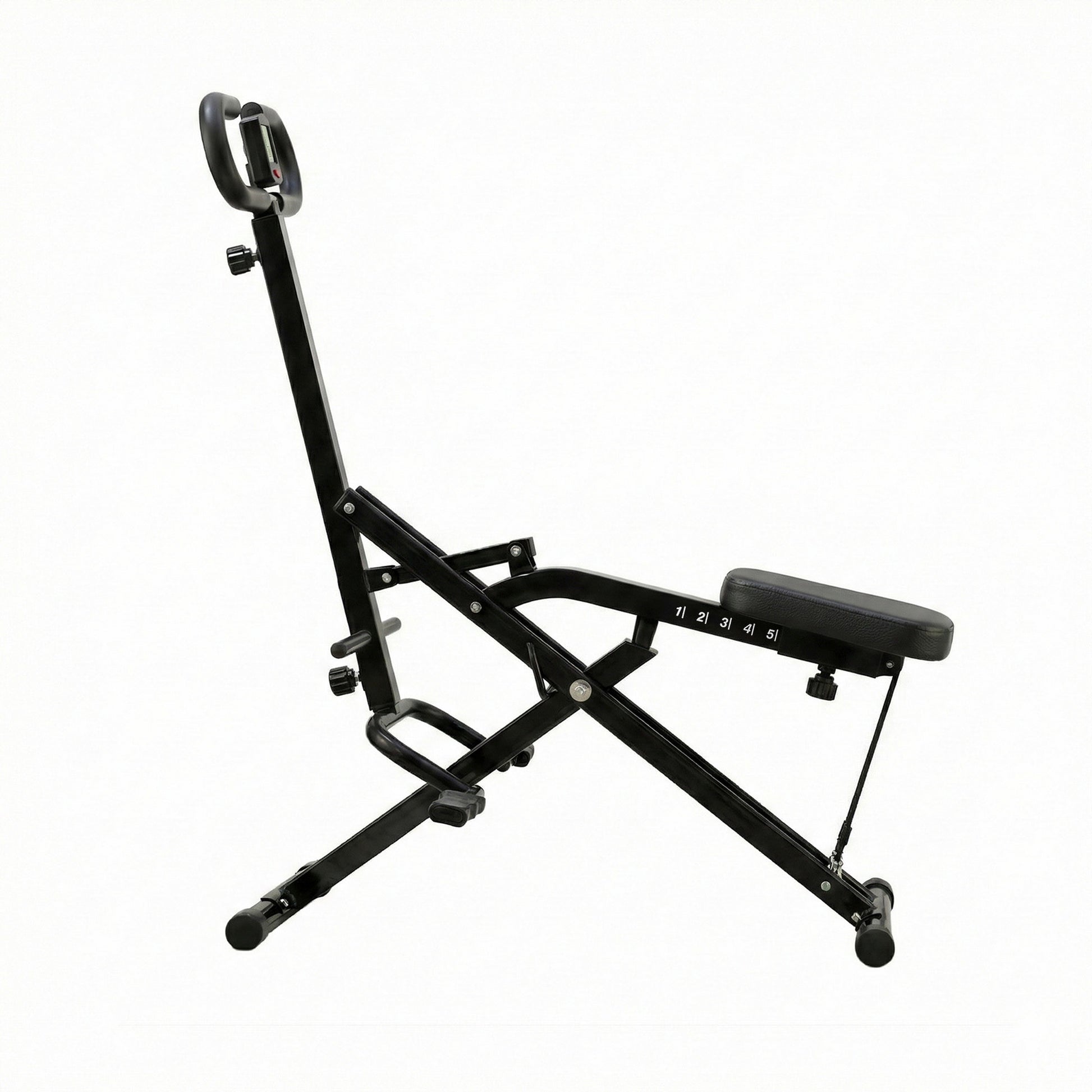 Everfit Foldable Squat Machine Deep Squat Rowing Machine 5 Adjustable Seat Home Gym ROWING-D-SQUAT