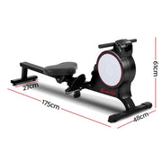 Everfit Rowing Machine Rower Magnetic Resistance Exercise Gym Home Cardio ROWING-MAG-BK