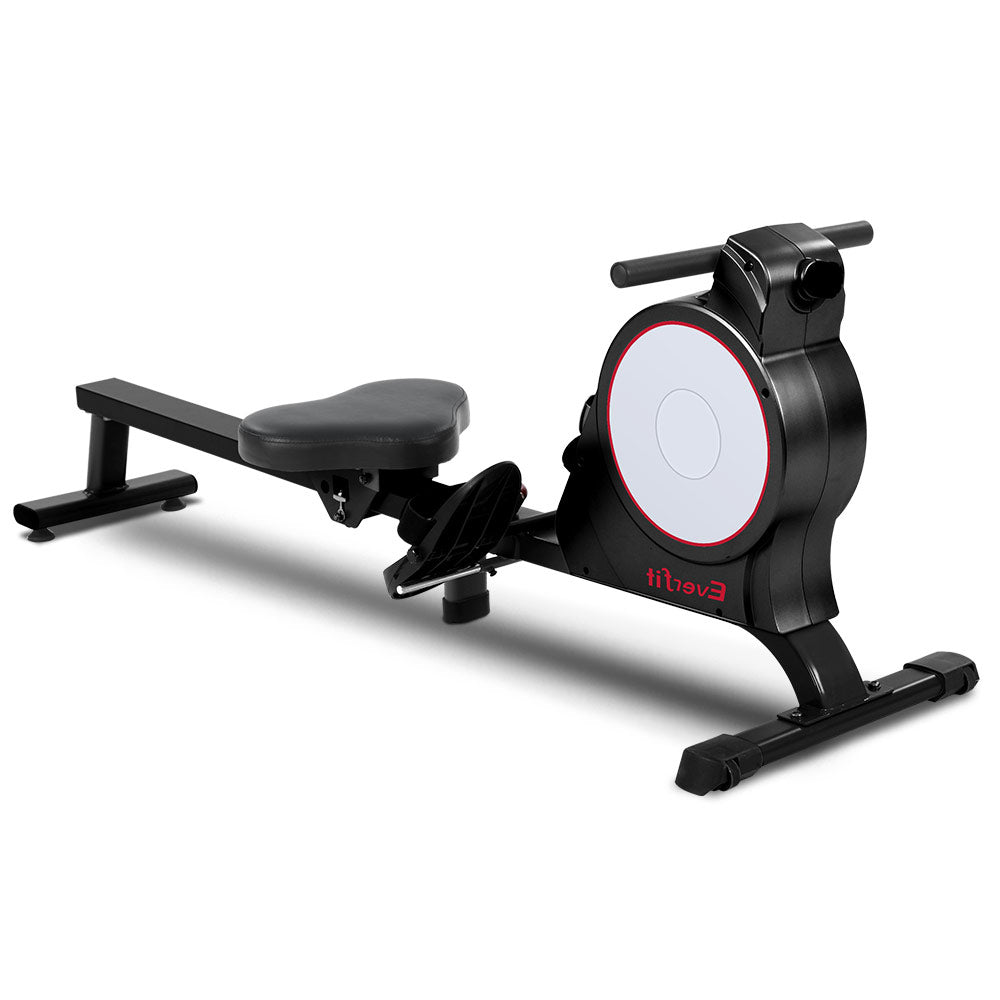 Everfit Rowing Machine Rower Magnetic Resistance Exercise Gym Home Cardio ROWING-MAG-BK