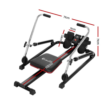 Everfit Rowing Machine Rower Hydraulic Resistance Fitness Gym Home Cardio ROWING-OIL-360-N