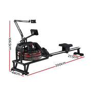 Everfit Rowing Exercise Machine Rower Water Resistance Fitness Gym Home Cardio ROWING-WATER-OR
