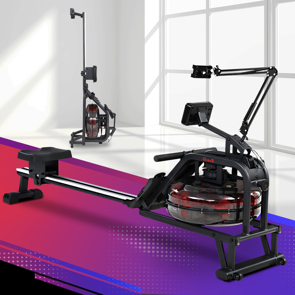 Everfit Rowing Exercise Machine Rower Water Resistance Fitness Gym Home Cardio ROWING-WATER-OR