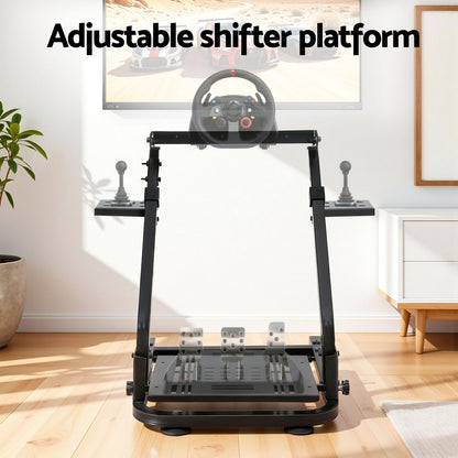 Artiss Racing Simulator Stand Foldable Racing Wheel Stand for Logitech G29 RSC-STAND-BK