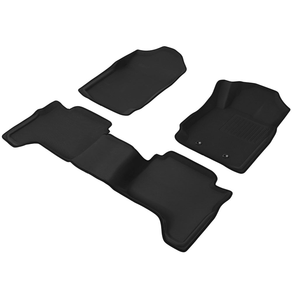 Weisshorn Car Floor Mats Rubber Compatible for Mazda BT50 Dual Crew Cab RUBBER-MAT-MAZDA